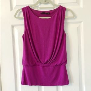 {The Limited} Magenta Sleeveless Blouse